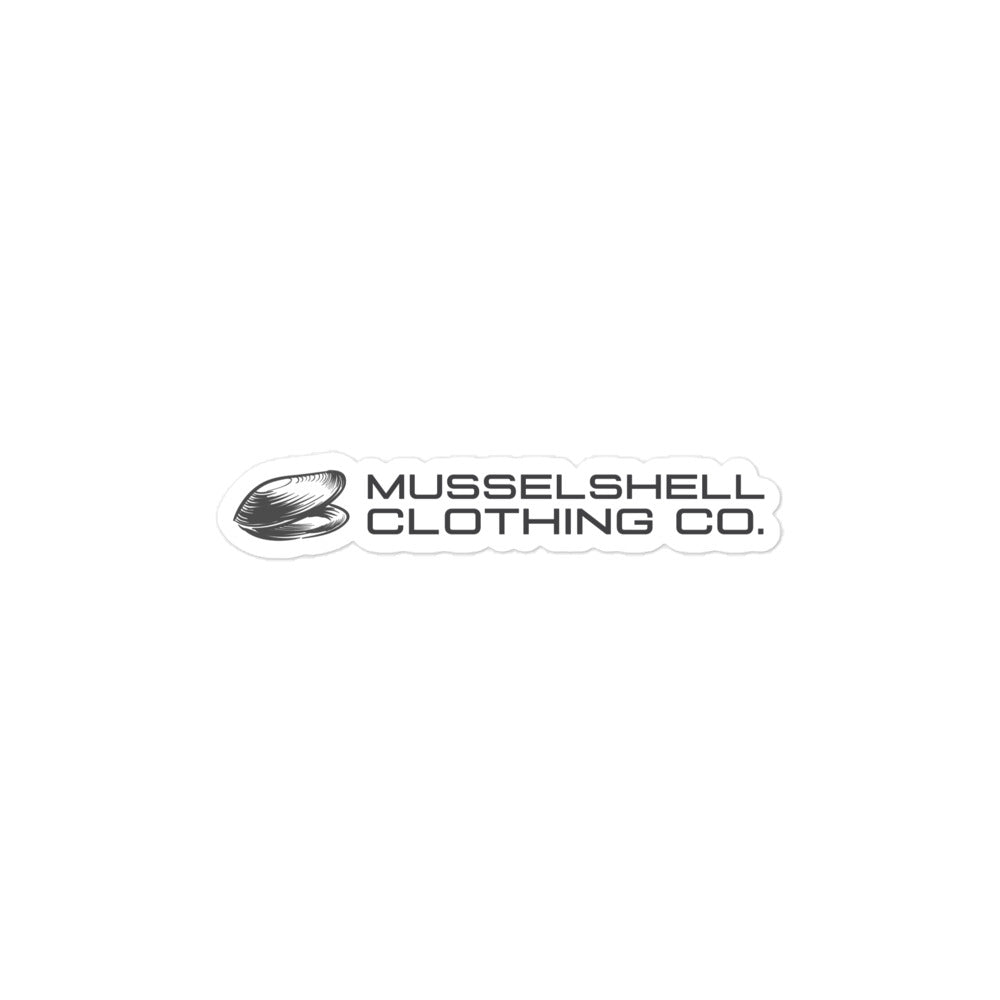 Logo Sticker – Musselshell Clothing Co